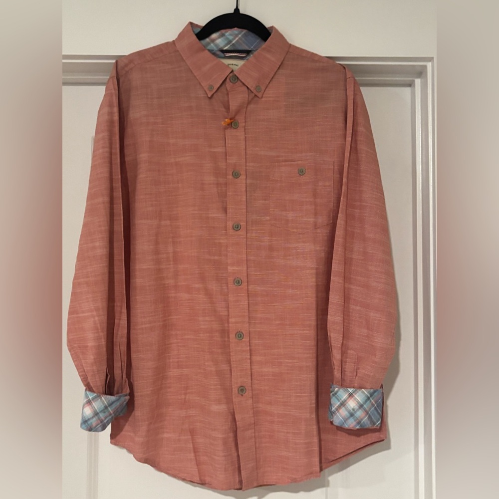 Weatherproof Vintage Men’s Button Shirt Tandoori Spice